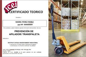 PREVENCIÓN DE APILADOR TRANSPALETA
