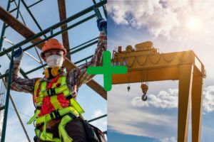 Trabajos en altura y puente grúa
